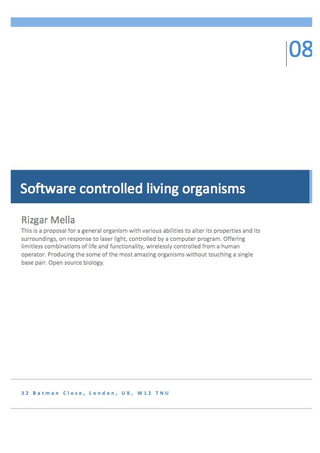 Illustration for article titled Software Controlled Organisms